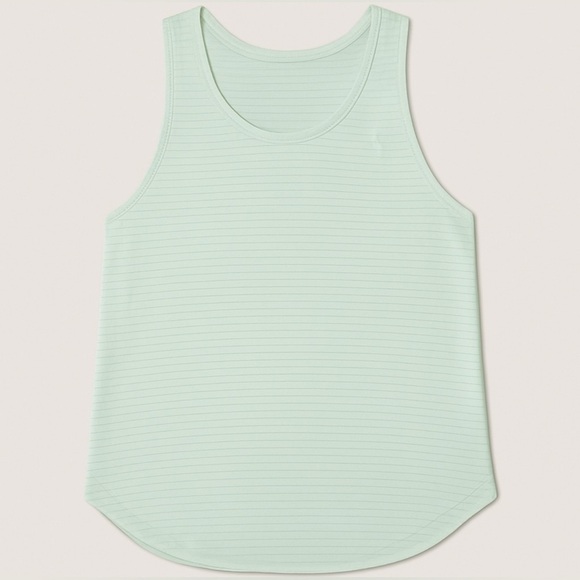 Lululemon M/L Womens Tank Pastel Green Perforated Better Each Day Activewear wb - Picture 2 of 6